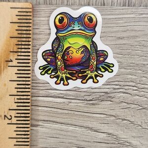 10/$10 Stickers Psychedelic Frogs Frog Sticker